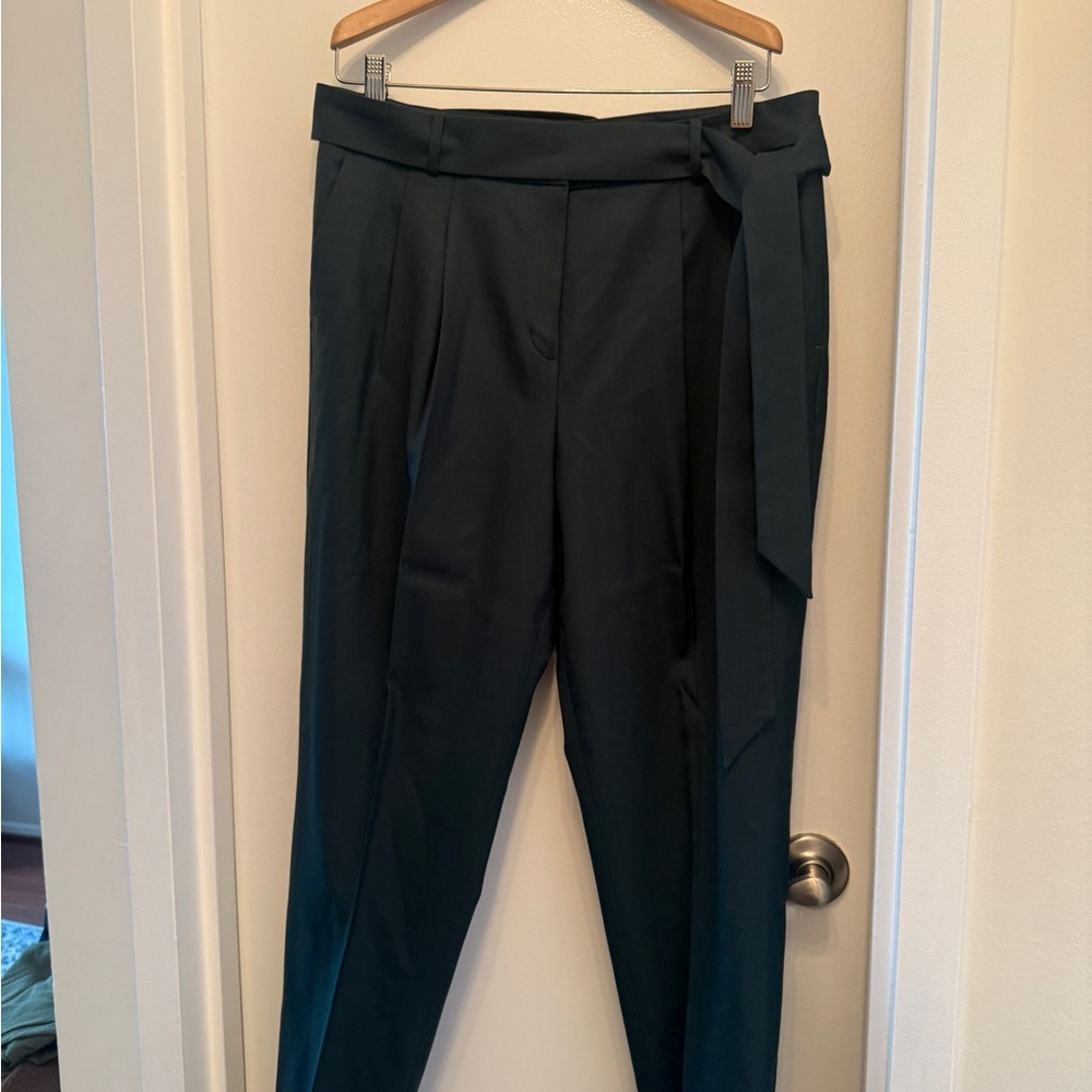 Elegant Dark Green Women's Pants